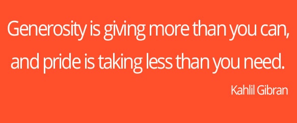 generosity