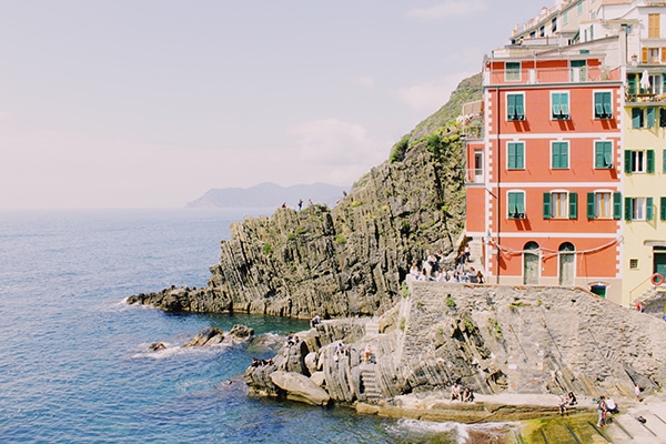 italian pizza in the cinque terre