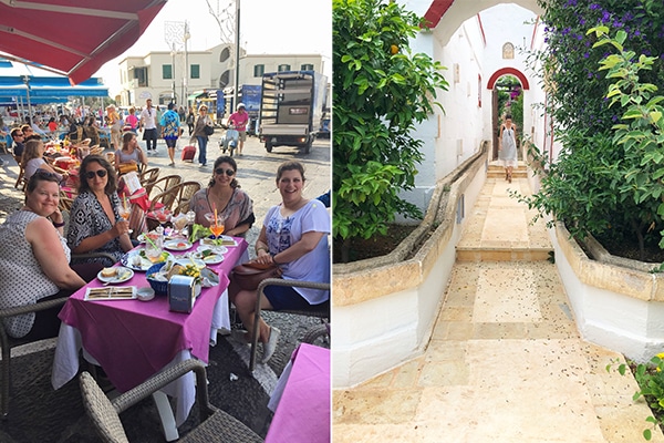 Eating on the streets of Lecce