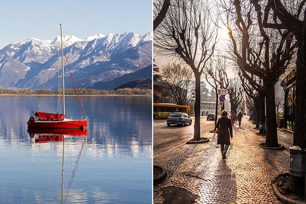 Italy in Winter in Lake Como
