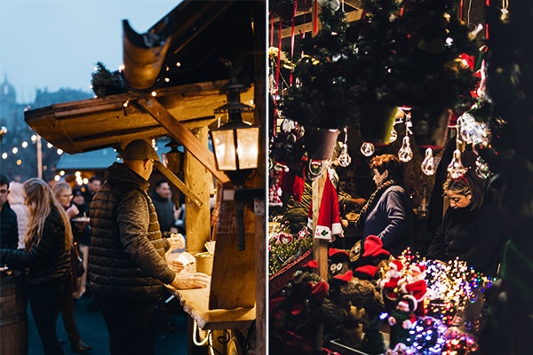 Italy Christmas Market Patrons