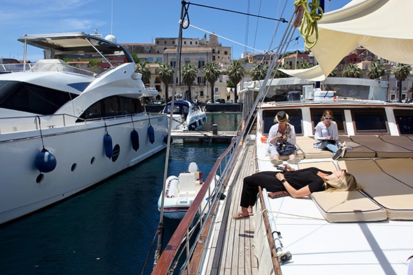 Sicily Southern Italy Tours on an exclusive boat tour