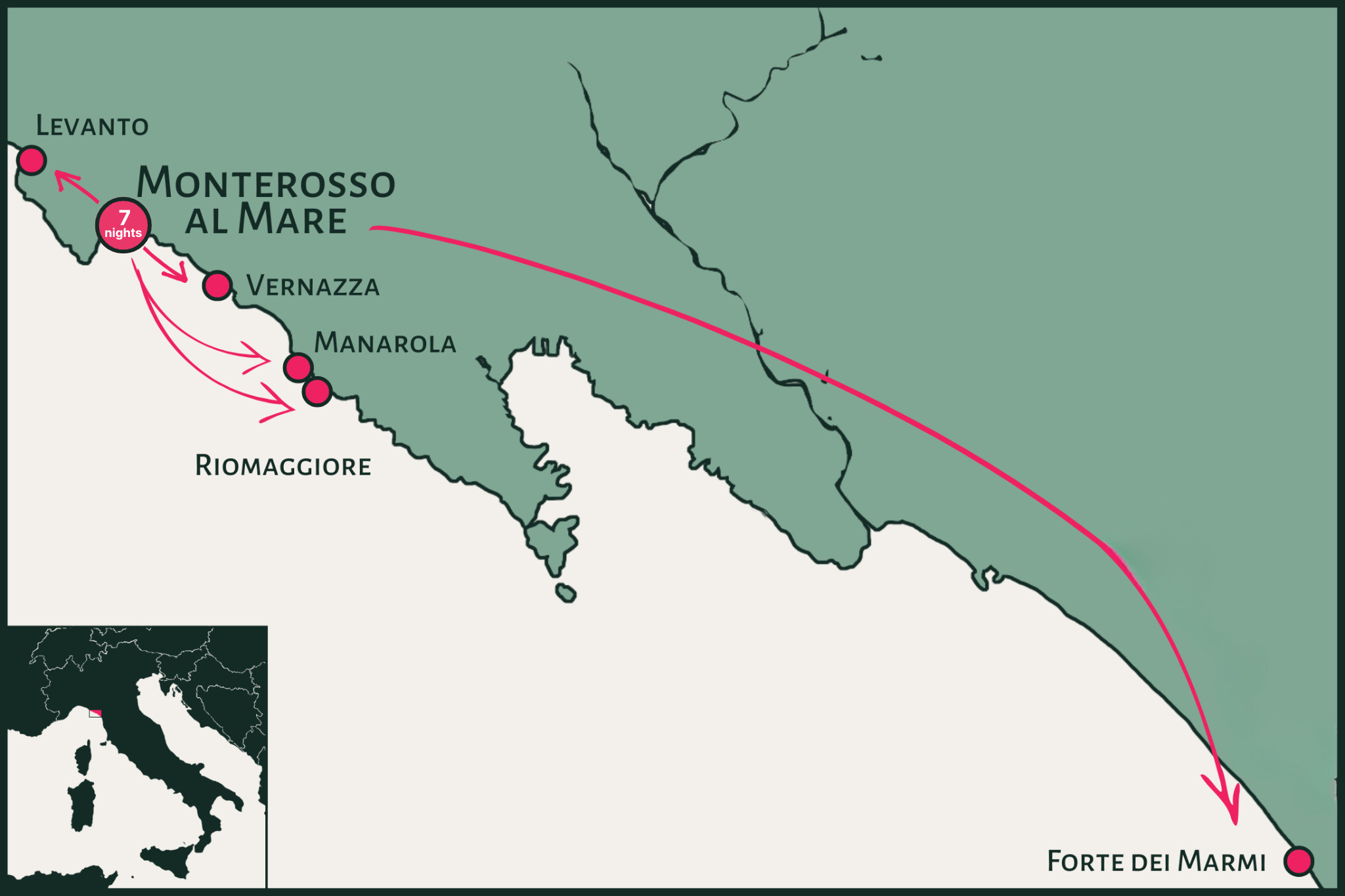 Cinque Terre Map2026