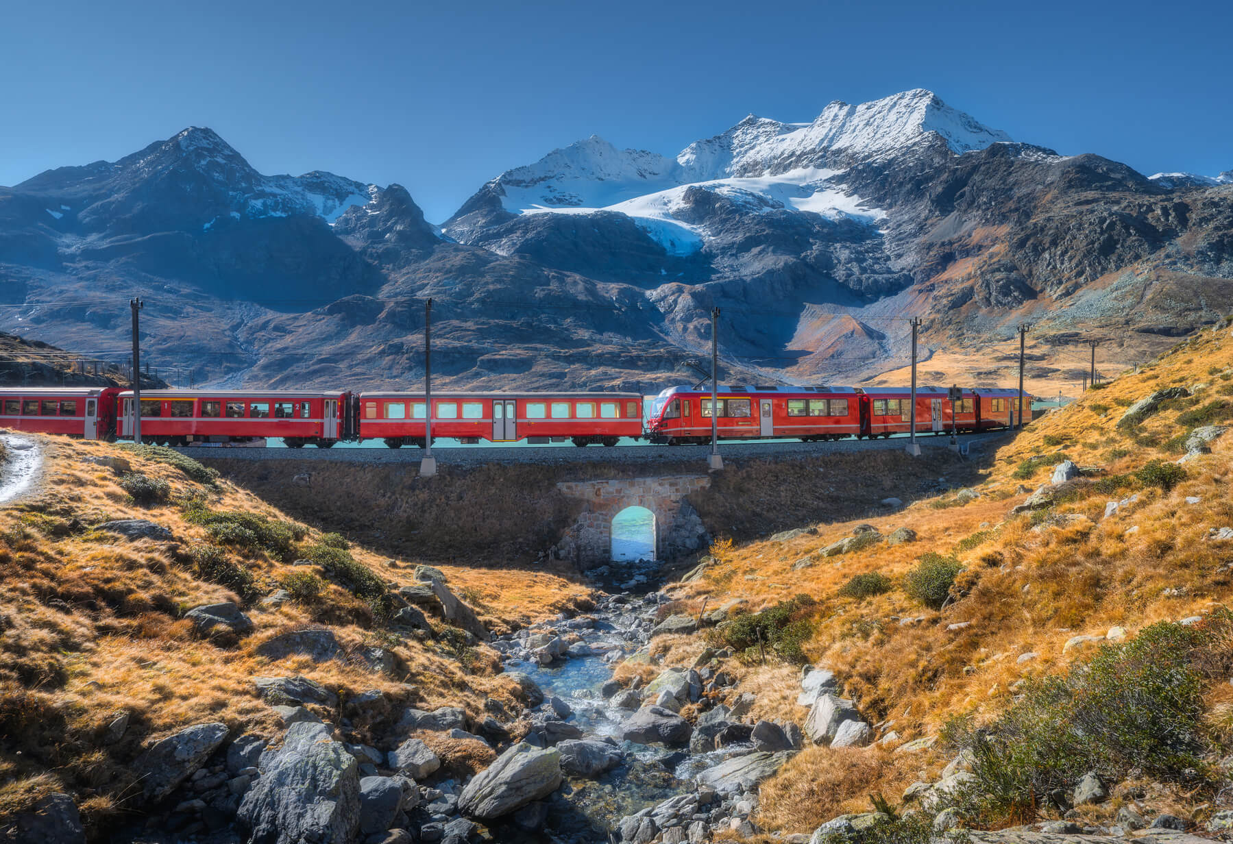 First-Class Ticket on the Bernina Express Train.